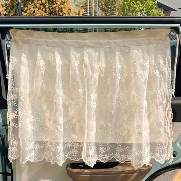 Foldable universal car side window sun shade cover with easy installation, foldable design 
